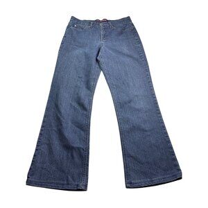 Gloria Vanderbilt Womens Gabby Bootcut Jeans Size 12 High Rise Hemmed